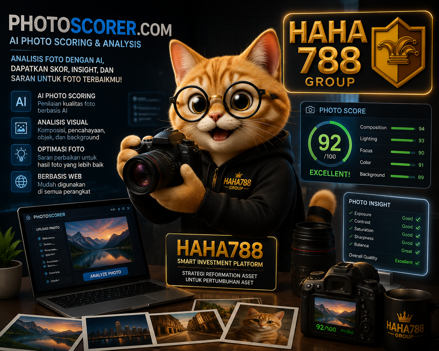 HAHA788 | Smart Image Intelligence: Sistem Penilaian Foto Berbasis AI dan Data Visual
